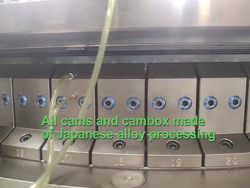 Lahat ng cams at cambox ay gawa sa Japanese alloy processing