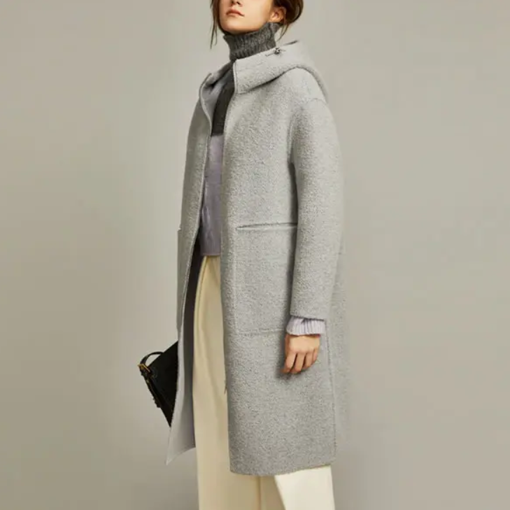 Tweed Coat Double-Sided