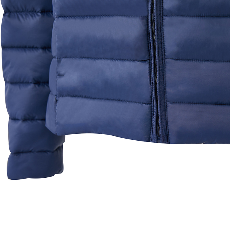 Sklopiva zimska ultralagana ženska tamnoplava jakna od pačjeg perja, kaput, ženski (5)
