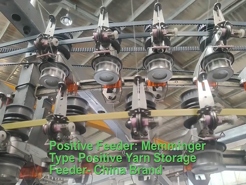 Positive Feeder Memminger ประเภท Positive Yarn Storage Feeder