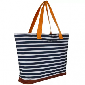 I-Stamford Beach Bag Navy Stripe
