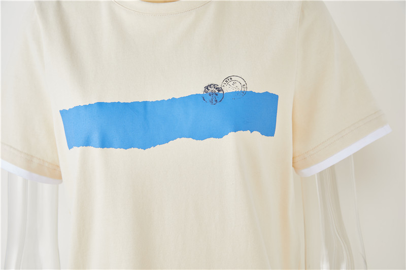 Jumla 2022 Fashion gajeren hannu T-shirt na maza da mata saman (3)