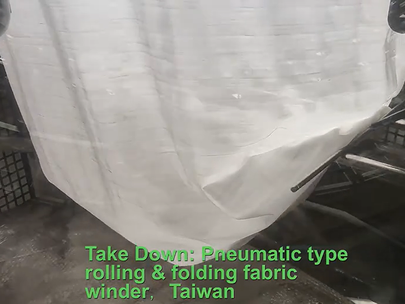 Take Down Pneumatic type rolling&Folding fabric winder